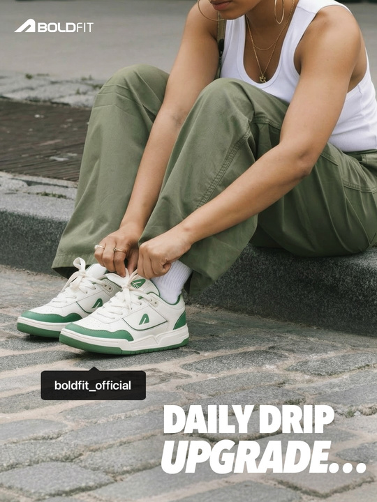 BOLDFIT Daily Drip sneakers campaign